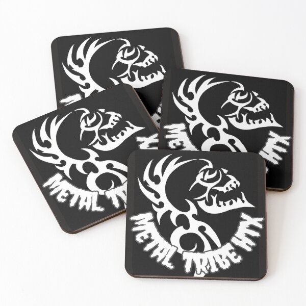 Item preview, UNIT 713, metal tribe htx,  skull  black 1 designed and sold by Unit713-Shop.