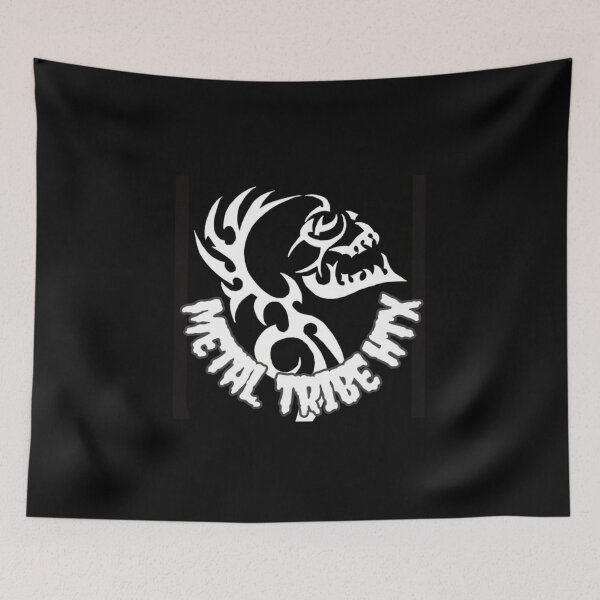 Item preview, UNIT 713, metal tribe htx,  skull  black 1 designed and sold by Unit713-Shop.