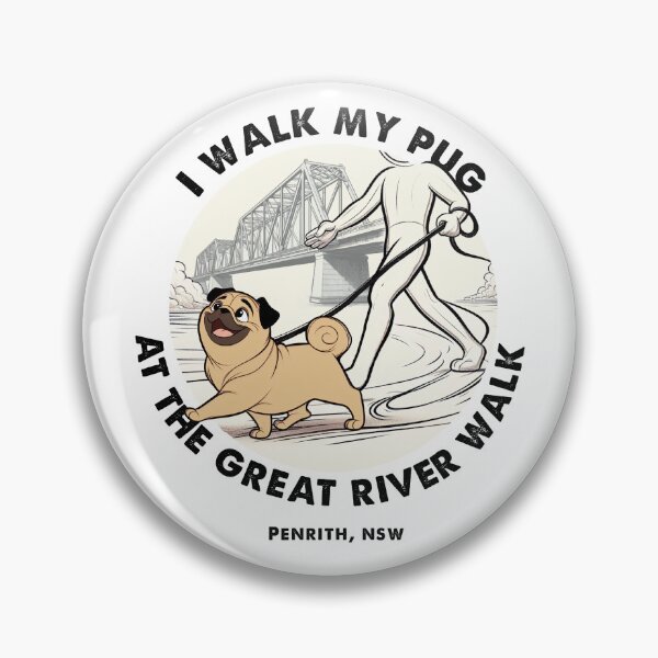 Artikelvorschau, Mops Nepean River Penrith NSW entworfen und verkauft von The Western Weekender.