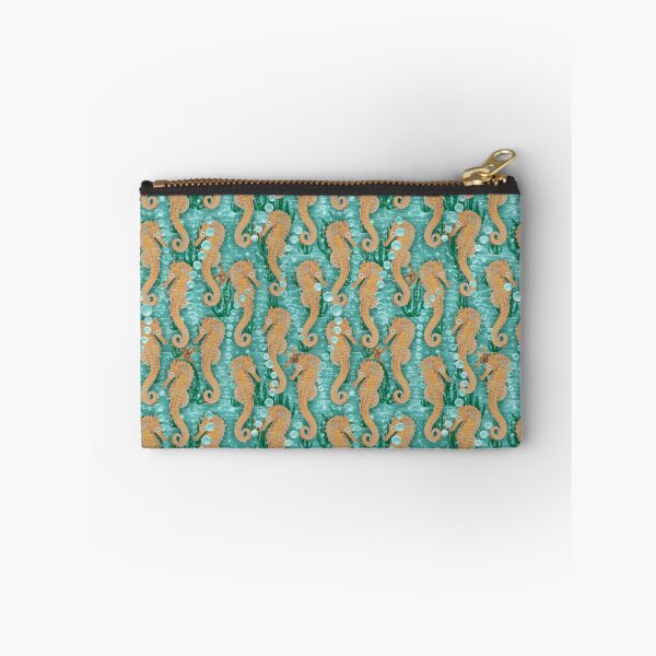 Item preview, Nautical Seahorses Underwater Repeating Pattern designed and sold by rhombusOnion.