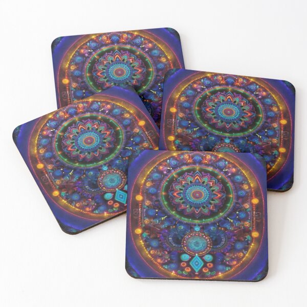 Item preview, Egg of life - Fractal huichol art designed and sold by Atelier-Arcano.