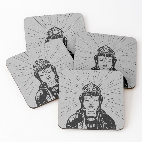 Item preview, Kuan Yin Sattva Minimal Edition - Fog + Coal designed and sold by Irene Estelle.