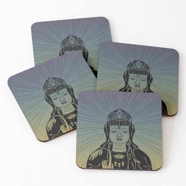 Item preview, Kuan Yin Sattva Minimal Edition - Rainbow Sunset + Coal designed and sold by Irene Estelle.