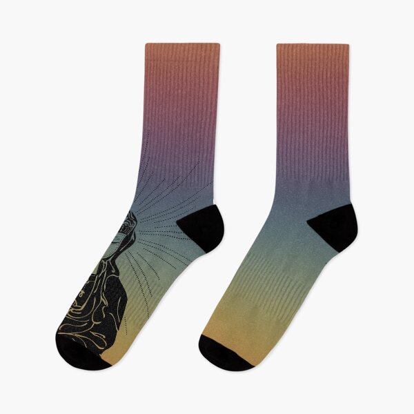 Item preview, Kuan Yin Sattva Minimal Edition - Rainbow Sunset + Coal designed and sold by Irene Estelle.