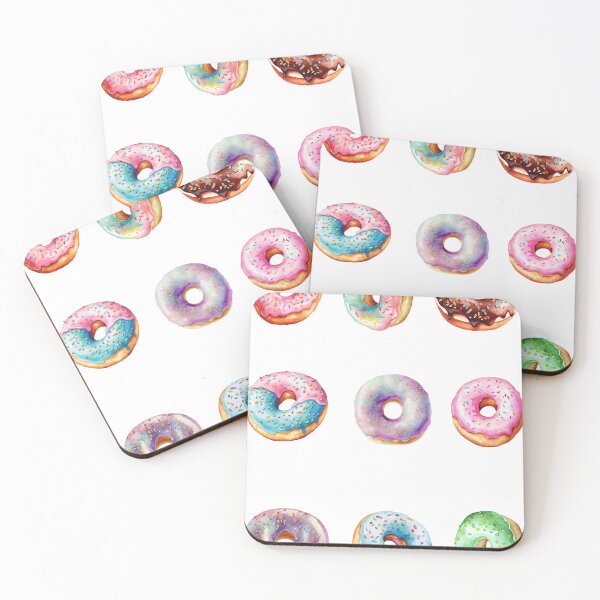 Item preview, Sprinkle Donuts Colorful Scrapbook Food Stickers designed and sold by socialarmour.