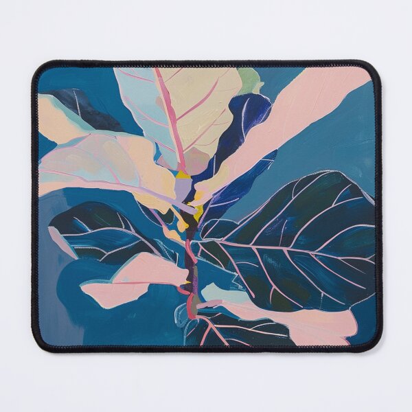 Item preview, Pink Fiddle Leaf Tree Boho Nature designed and sold by trajeado14.