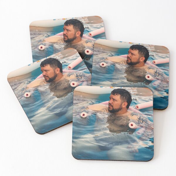 Item preview, Bearded Man in Pool designed and sold by Other Kafka Art.