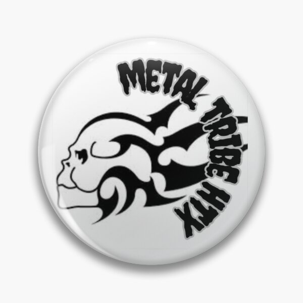 Item preview, UNIT 713, metal tribe htx,  skull  white 2 designed and sold by Unit713-Shop.