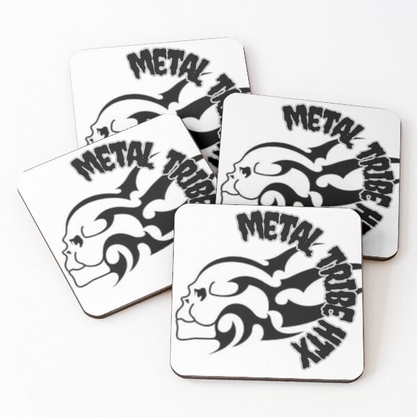 Item preview, UNIT 713, metal tribe htx,  skull  white 2 designed and sold by Unit713-Shop.
