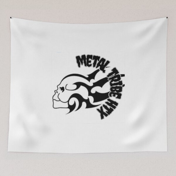 Item preview, UNIT 713, metal tribe htx,  skull  white 2 designed and sold by Unit713-Shop.