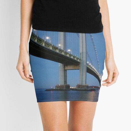 Night, bridge Mini Skirt