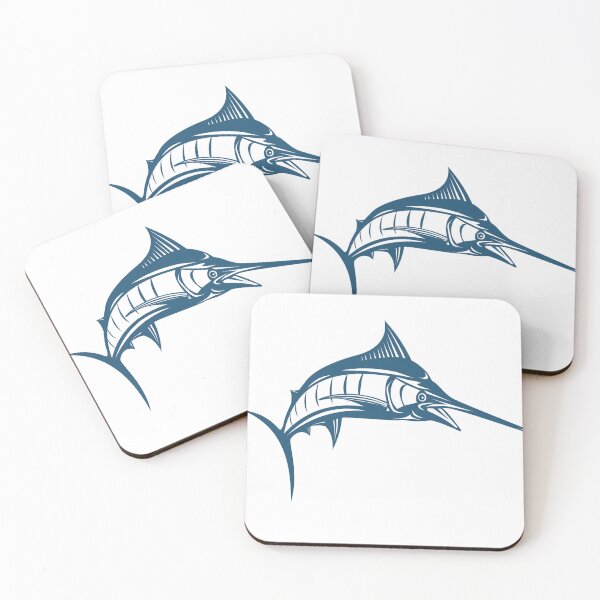 Item preview, Marlin Graphic Blue Fishing designed and sold by socialarmour.