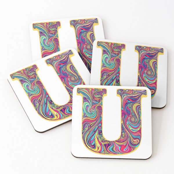 Item preview, The unstoppable letter U designed and sold by stickermepink.