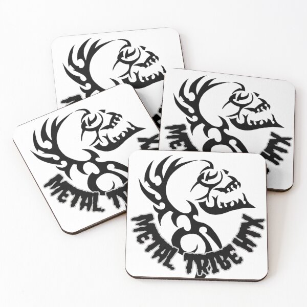 Item preview, UNIT 713, metal tribe htx,  skull  white 1 designed and sold by Unit713-Shop.