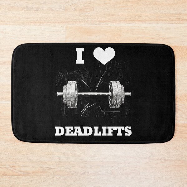 Item preview, Sketchy cool Barbell design of I HEART DEADLIFTS - I LOVE DEADLIFTS designed and sold by Primal Pump Co LTD.