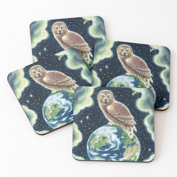 Item preview, The World - Tarot of the Owls designed and sold by Elisabeth Alba Illustration.
