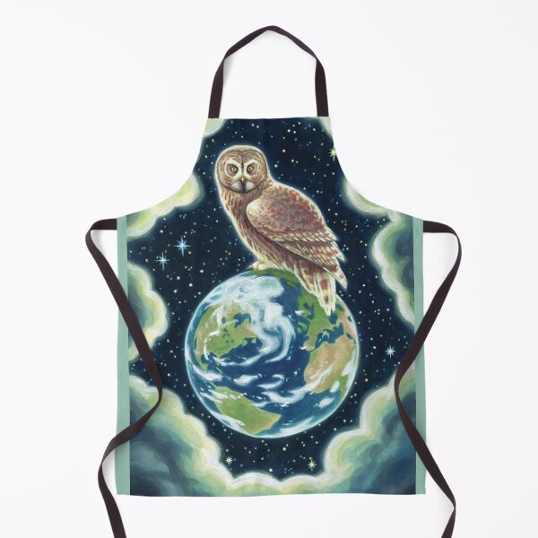 Item preview, The World - Tarot of the Owls designed and sold by Elisabeth Alba Illustration.