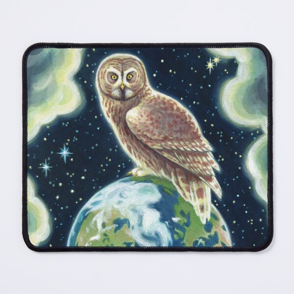 Item preview, The World - Tarot of the Owls designed and sold by Elisabeth Alba Illustration.