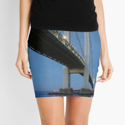 Night, bridge Mini Skirt