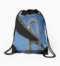 Night, bridge Drawstring Bag