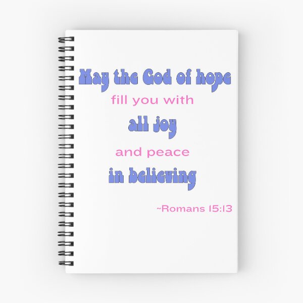 Item preview, May the God of Hope Fill You with All Joy designed and sold by LdLdesigns.