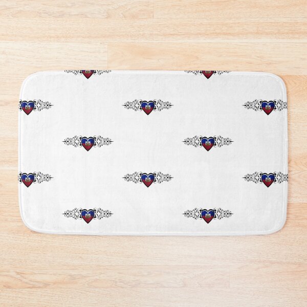 Item preview, Haitian Heart Flag designed and sold by BladaDesign.