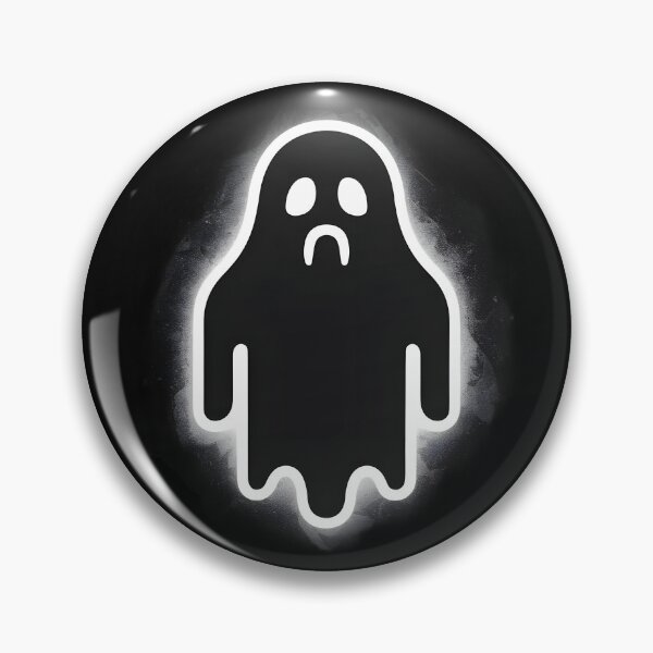 Item preview, Frowning Ghost Silhouette  designed and sold by Idea-Artwork.