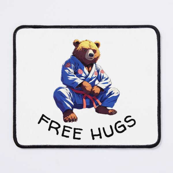 Item preview, Free hugs Brazilian Jiu Jitsu Bear designed and sold by Nextlvlcreative.