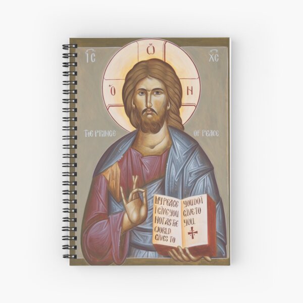 Jesus Christ Prince of Peace Spiral Notebook
