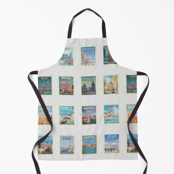 Item preview, Travel Postage Stamp Collage designed and sold by Sydney Milan.