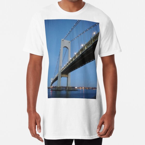 Night, bridge Long T-Shirt