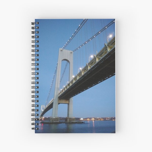 Night, bridge Spiral Notebook