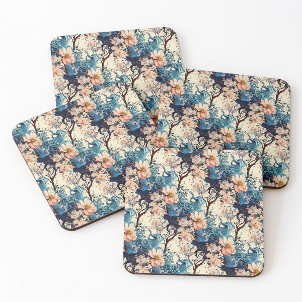Item preview, Vintage Floral Wave designed and sold by Qim X Fantasy.