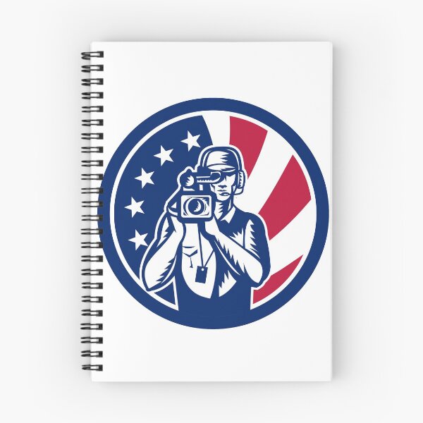 Item preview, American Cameraman USA Flag Icon designed and sold by patrimonio.