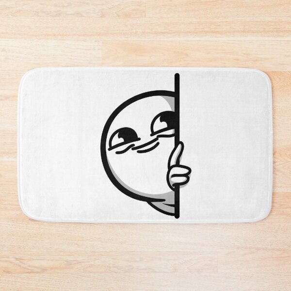 Item preview, Peeking meme Smiley: A Joyful Thumbs-Up Design designed and sold by Designowner.