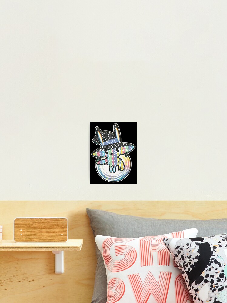 Thumbnail 2 of 3, Photographic Print, Mystical Rainbow Rabbit designed and sold by Rickybrook.