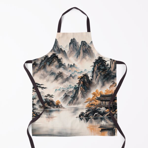 Item preview, Beautiful Landscape of Asian Mountains designed and sold by PixelCraftDSG.
