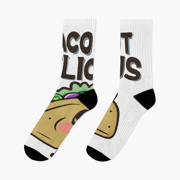 Item preview, Taco 'Bout Delicious - Smiley Comic Food designed and sold by NiftyWrx.