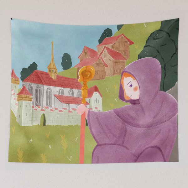 Item preview, Vintage Fantasy inspired Medieval Scene Illustration 6 designed and sold by MariOyama.