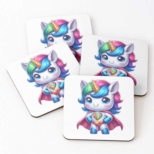 Item preview, Unicorn Autism Superhero designed and sold by PassionforLove.
