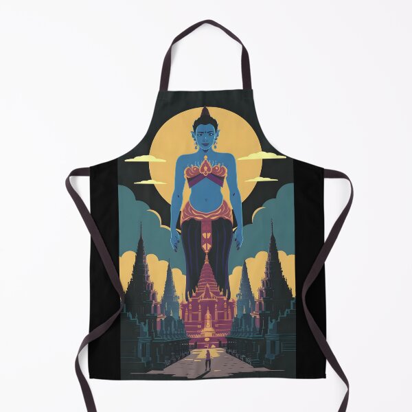 Item preview, Goddess Looking Down on Angkor Wat designed and sold by Idea-Artwork.