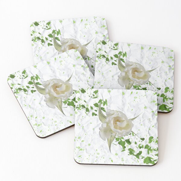 Item preview, White Ruffled Tulip  designed and sold by WhiteSoftPetals.