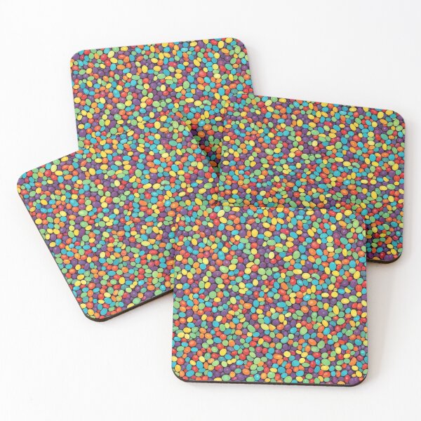 Item preview, Abstract Colorful Jellybean Pattern designed and sold by calibrit.