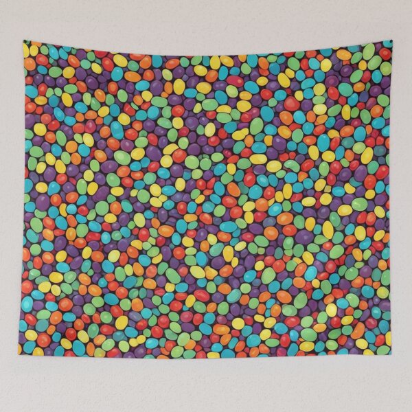 Item preview, Abstract Colorful Jellybean Pattern designed and sold by calibrit.