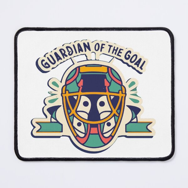 Item preview, Vintage Goalie Mask - Guardian of the Goal Retro Hockey designed and sold by NiftyWrx.