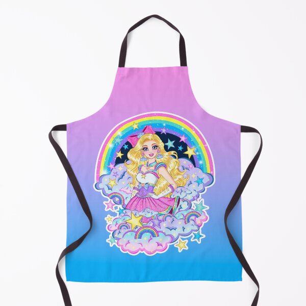 Artikelvorschau, Magical Girl Sarah Beth Girl Original Fantasy Superheldenfigur mit Regenbögen, Sternen und Wolken entworfen und verkauft von KlaryssaNicole.