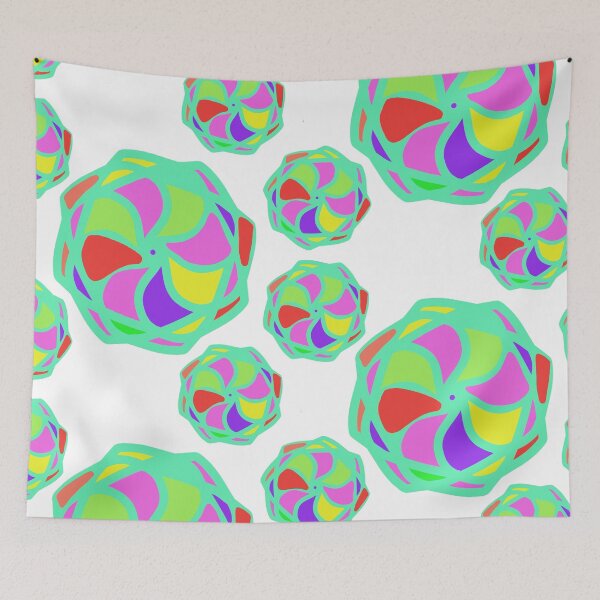Item preview, Colorful Circles - Repeating Pattern designed and sold by Victoria Rose.