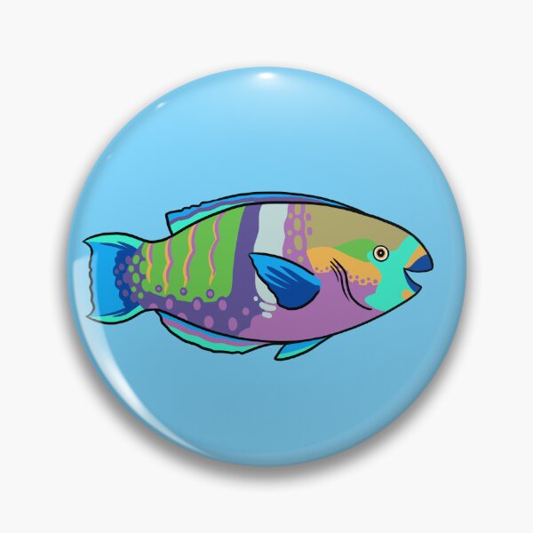 Item preview, Rusty Parrotfish designed and sold by DinoDoggie.