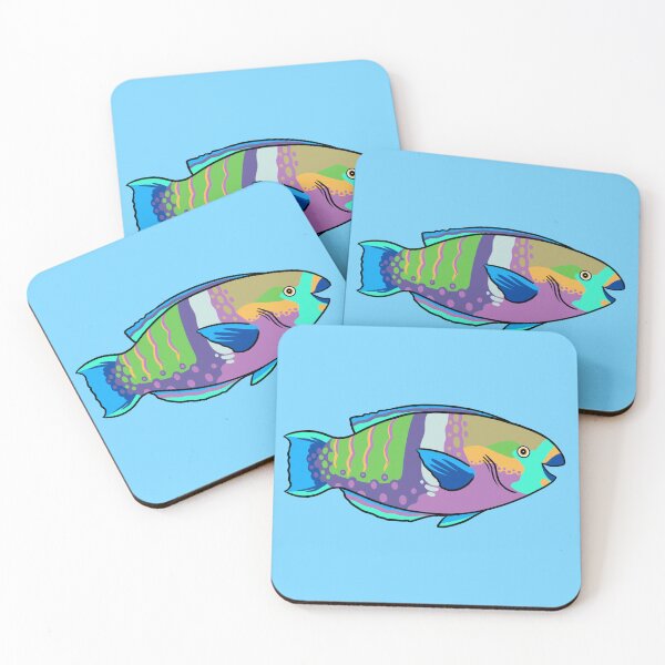 Item preview, Rusty Parrotfish designed and sold by DinoDoggie.