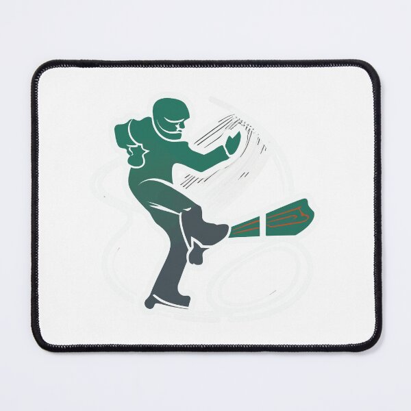 Item preview, Abstract Hockey Player Ice Swirl Maneuver designed and sold by NiftyWrx.